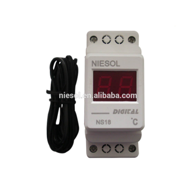 Supply NS18- Centigrade Din-rail digital meter with temperature